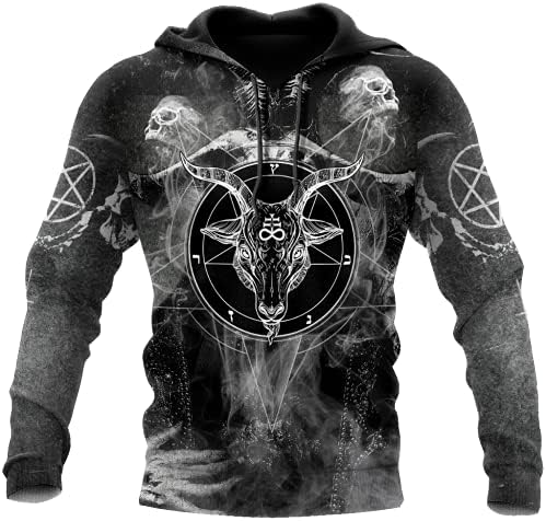Darkside Clothing Mickey 666 Men's Hoodie Gothic Satanic Occult